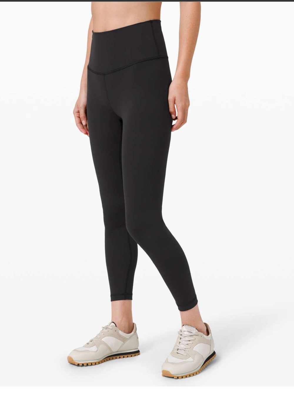Lululemon Wunder Train High-Rise Tight 25" Leggings Black size 4 activewear gym